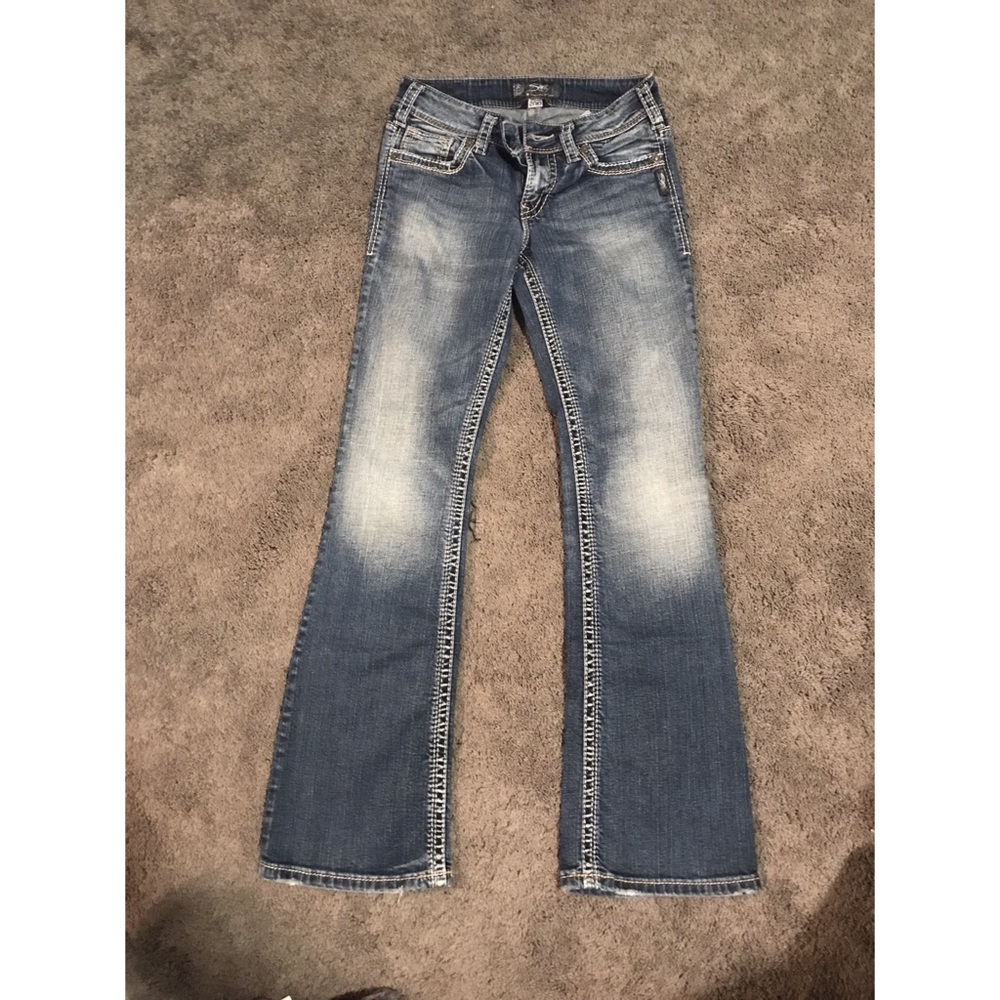 Silver jeans
